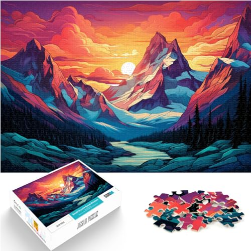 Puzzle 500 Teile für Erwachsene, Yosemite-Nationalpark, geeignet für Erwachsene, Holzpuzzle, Familienaktivität, Größe: 38 x 52 cm von LXQING