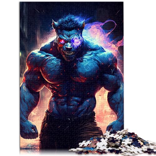 Puzzle-Geschenk für Erwachsene, 1000 Teile, Void Walker Lykanthrop, für Erwachsene und Kinder ab 12 Jahren, Holzpuzzle, für Heimdekoration, Größe: 50 x 75 cm von LXQING