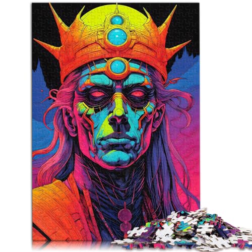 Puzzle für Erwachsene, 1000 Teile, Alien Commander, für Erwachsene und Kinder ab 12 Jahren, Holzpuzzle, anspruchsvolles Puzzle für Erwachsene, Größe: 50 x 75 cm von LXQING