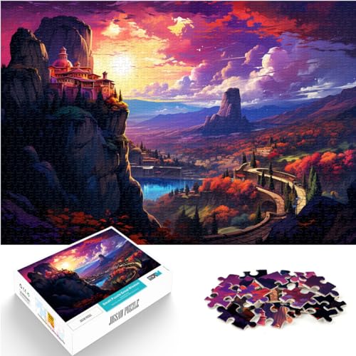 Puzzle für Erwachsene, 1000 Teile, Schöne Landschaft, für Erwachsene und Kinder, Holzpuzzle, Geschenk für Erwachsene und Kinder, Größe: 50 x 75 cm von LXQING