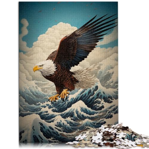 Puzzle für Erwachsene, 300 Teile, Kunsttiere, Geeignet für Erwachsene und Kinder ab 12 Jahren, Holzpuzzle, Tolles Geschenk für Erwachsene, Größe: 26 x 38 cm von LXQING