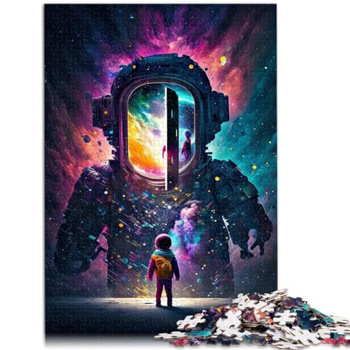 Puzzle für Erwachsene, 500 Teile, „Robotic Dreams“, für Erwachsene und Kinder ab 12 Jahren, Holzpuzzle, tolles Geschenk für Erwachsene, Größe: 38 x 52 cm von LXQING