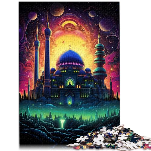 Puzzle für Erwachsene 1000 Teile, Türkische Hagia Sophia, für Erwachsene und Kinder, Holzpuzzle für Erwachsene, Heimdekorations-Puzzlespielzeug, Größe: 50 x 75 cm von LXQING