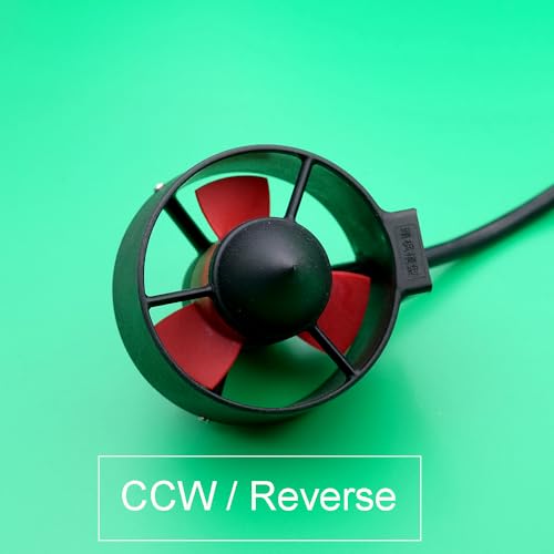 12V Unterwasser-Triebwerk, wasserdicht, bürstenloser Motor, CW CCW, 60 mm Propeller, 40 A ESC, 3S-4S Lipo-Teile for RC-Köderboot, ROV-Roboter(1 Piece CCW) von LXRTKL