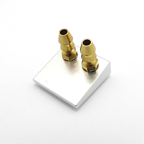 1PC Wasserkühlung Einlass Pickup Unten Dual Wasser Nippel Düse for RC Boot Mono Schnellboot Wasserflugzeug CAT Marine(Dual Nipples) von LXRTKL