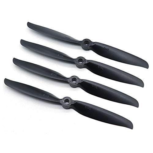 LXRTKL 10 Teile/los 6040 6x4 6x4E Propeller Glasfaser & Nylon Requisiten fit 2450 Hihg Geschwindigkeit Bürstenlosen Motor for RC Flugzeug Quadcopter(Black 6040E) von LXRTKL