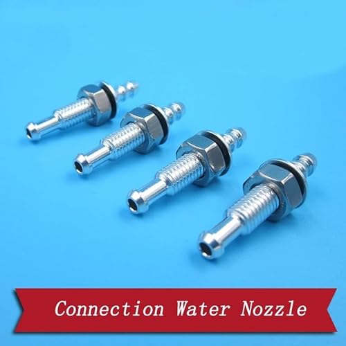 LXRTKL 4PCS RC Modell Elektrische/Öl Boot Wasserkühlung Rohr Anschluss 6mm Wasser Düse Nippel M6 Gewinde Länge 35mm Anschluss Adapter von LXRTKL