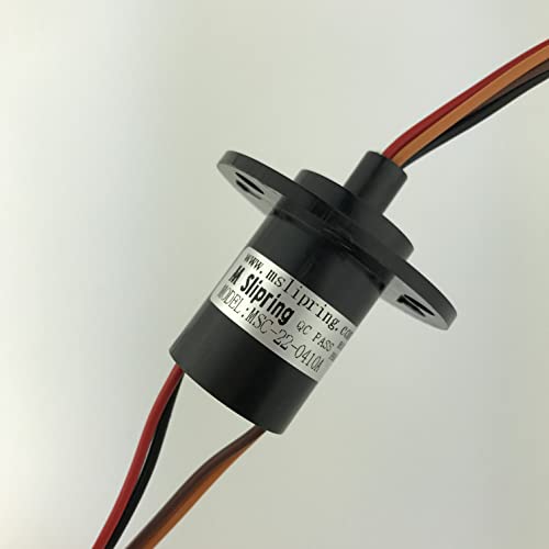 LXRTKL Durchmesser 22mm 10A 2/3/4/6/8 KanäleDrehen Esstisch Schleifring Elektrische Kollektor Ringe Schleifring Drehgelenk(4 Channel 10A (22mm)) von LXRTKL