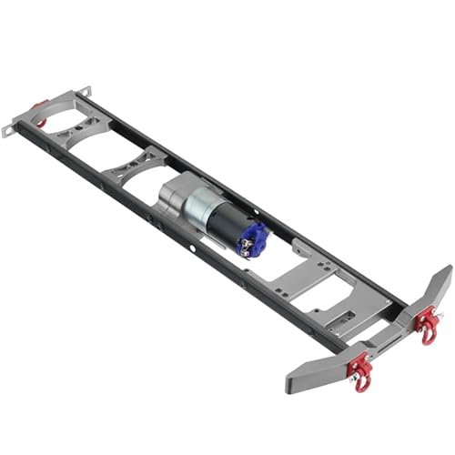 LXRTKL Metall RC Karosserie Chassis Rahmen Stoßstange Getriebe Kit for WPL B14 B24 1/16 RC Auto LKW Upgrade Teile Zubehör(Titanium) von LXRTKL