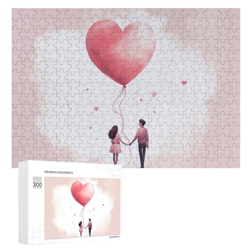 Puzzle Personalisiertes Fotopuzzle 1000/500/300 Teile Happy Valentine's Day Haustier Puzzle für Erwachsene Holz Hochzeit Puzzle Familientreffen Puzzle für Halloween Feiertage Hochzeitsgeschenk von LXTDPBK