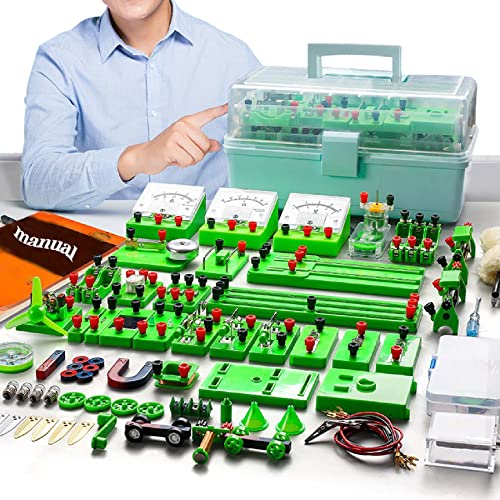 STEM Physik Elektrizität und Magnetismus Experimente Kit Physik Elektrizität Schaltungen Set Physik Baukasten Elektrobaukasten für Kinder von LXX