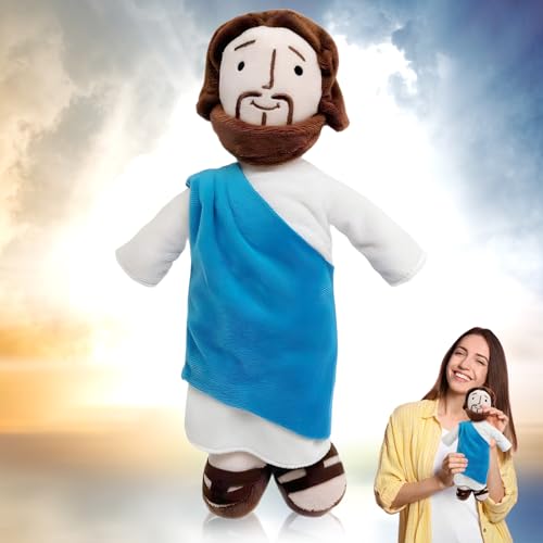 LXYYDS Jesus Plüschfigur, 32cm Jesus Kuscheltier, Jesus Plüsch, Jesus Christus Plüschtier, Jesus Plush Puppe, Jesus Puppe, My Friend Jesus Plush, Weihnachts und Ostergeschenke von LXYYDS