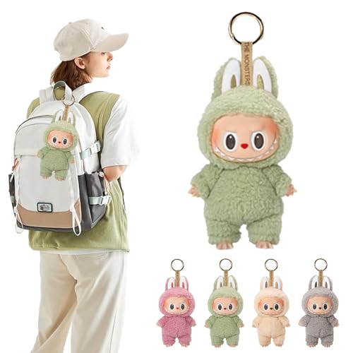 Labubu Puppe, 17CM Labubu Keychain, Labubu Monster Keychain, Labubu Kuscheltier, Labubu Plush Keychain, Labubu Plüsch Anhänger, Labubu Puppe Keychain, Geschenk für Jungen und Mädchen (B) von LXYYDS