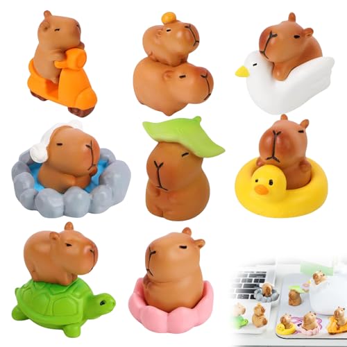 Mini Capybara Figuren, 13 Stück Mini Capybara aus Kunstharz, Mini Capybara Feengarten Dekoration, Miniatur Capybara Figuren, Mini Resin Kapybara, für DIY Garten, Ornament für Miniaturlandschaft Mini Capybara Figuren, 13 Stück Mini Capybara aus Kunstharz, Mini Capybara Feengarten Dekoration, Miniatur Capybara Figuren, Mini Resin Kapybara, für DIY Garten, Ornament für Miniaturlandschaft von LXYYDS