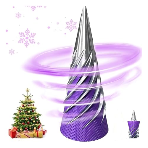 LYEAA 3D Gedrucktes Spiralkegelspielzeug Zappelspielzeug Stressabbau Unmögliche Pyramide Passthrough Skulptur Mini Vortex Faden Illusion Geschenke für Kinder und Erwachsene von LYEAA