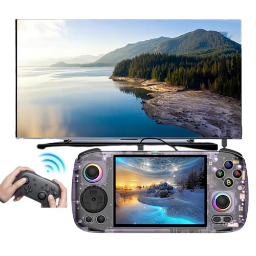 LYEAA 406H Handheld Game Player mit 3D Hall Joystick und 5000mAh Akku für Akkuspiele Brettspiele von LYEAA