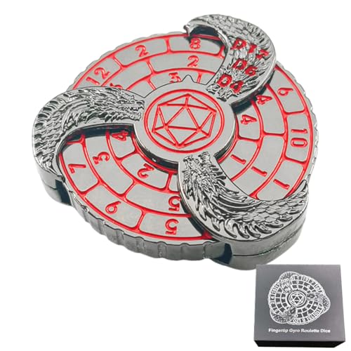 LYEAA 7-in-1 DND Metall Gyro Dice Dice Spielzeug für Dungeons and Dragons von LYEAA