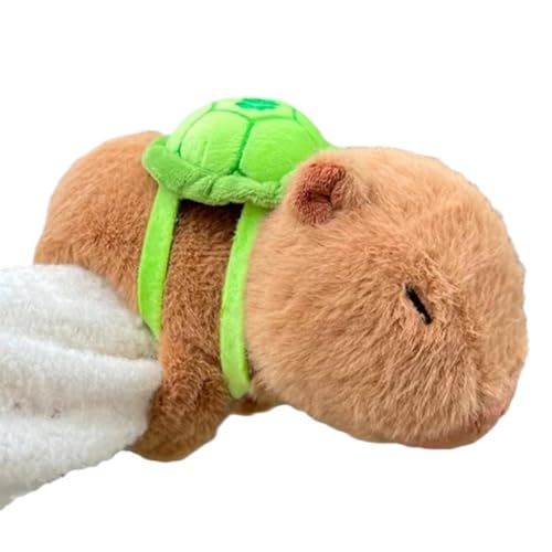 LYEAA Capybara Plüsch Handring Capybara Plüschtier Capybara Clap Circle Spielzeug Stofftier Capybara Huggers Slap Armbänder Lustige Circles Stofftier Slap Band für Jungen und Mädchen Heimde von LYEAA