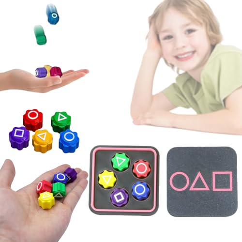 LYEAA Gonggi Koreanisches Spiel, Gonggi Koreanisches Traditionelles Spielspiel, Gonggi Jack Stone Set, Hand-Auge-Koordinationstrainingsspielzeug for Kinder und Erwachsene von LYEAA