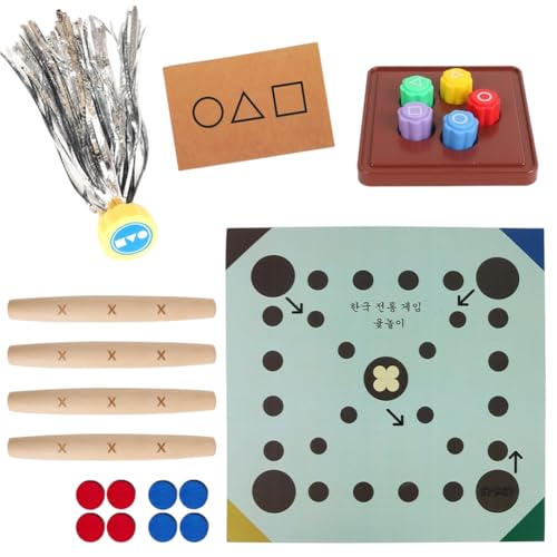 LYEAA Gonggi -Spiel, Gonggi Koreaner traditionelles Spielspiel, Stone Catching Toy, Ddakji Game Set, Family Travel Game for Fans und Kinder von LYEAA