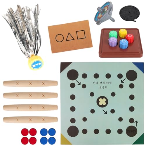 LYEAA Gonggi -Spiel, Gonggi Koreaner traditionelles Spielspiel, Stone Catching Toy, Ddakji Game Set, Family Travel Game for Fans und Kinder von LYEAA