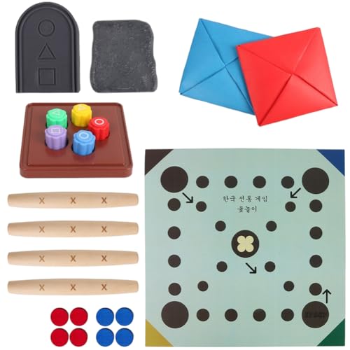 LYEAA Gonggi -Spiel, Gonggi Koreaner traditionelles Spielspiel, Stone Catching Toy, Ddakji Game Set, Family Travel Game for Fans und Kinder von LYEAA