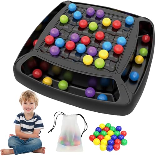 LYEAA Intellektuelles Schachbrett Regenbogenball Schachbrett Strategiespiele Tisch Strategiespiel, Tabletop Familienspiel for Kinder und Erwachsene von LYEAA