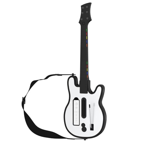 LYEAA Kabelloser Gaming-Gitarren-Controller mit RGB-Lichtern für Guitar Hero & Rockband von LYEAA