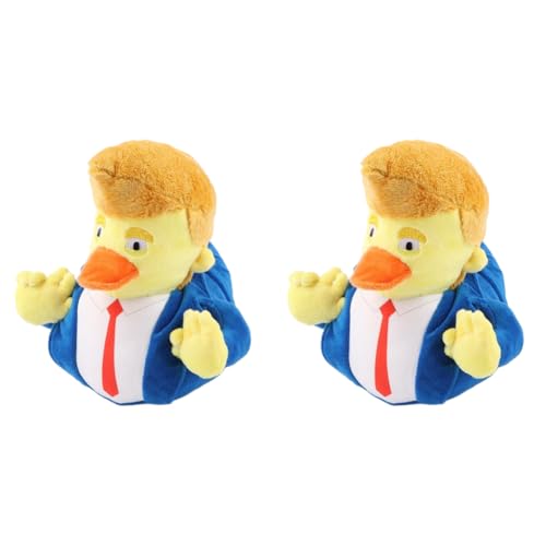 LYEAA Lustige Trump-Enten zum Sammeln, Plüschtier, 24,1 cm, Donald Trump Duck, Stofftier-Plüschpuppen von LYEAA