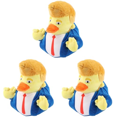 LYEAA Lustige Trump-Enten zum Sammeln, Plüschtier, 24,1 cm, Donald Trump Duck, Stofftier-Plüschpuppen von LYEAA