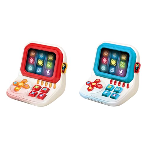 LYEAA Musik-Rhythmus-Schnell-Push-Spiel, interaktives Handheld-Spielgerät für Kinder mit Lichtern und Sound von LYEAA