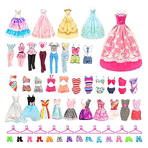 LYEAA Puppe Mode Kleidung Polyester Puppe Dressup Kleid Requisiten Fee Sammlung Kleidung Zufälliger Stil für Mädchen Geschenk Zubehör von LYEAA