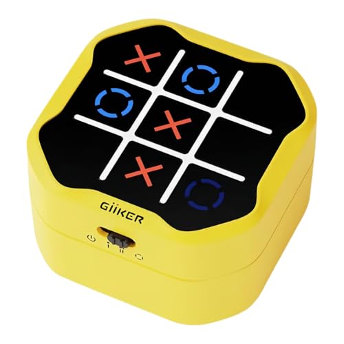 LYEAA Tic Tac Toe Brettspiel Schach Puzzle Spielzeug Kompaktes Familienbrettspiel Tragbares Zappelspielzeug Brettspiele Pädagogisch für Familienkinder von LYEAA