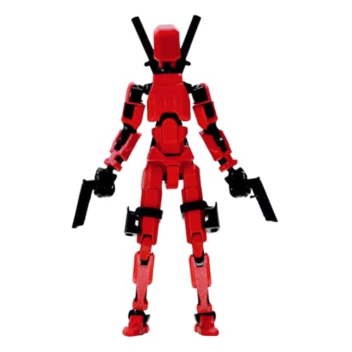 LYEAA Titan 13 Actionfigur, Actionfigur, T13 Actionfigur, 3D-Gedruckter Körper, bewegliches Geschenk für Kinder Erwachsene für kreatives Spielen und Dekoration von LYEAA