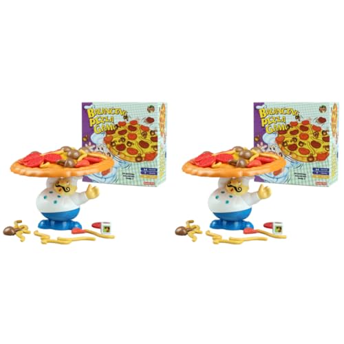 LYEAA Topple Pizza-Spiel, Tisch-Balancier-Pizza-Spielzeug, Montessori-Spielzeug für Kinder und Erwachsene von LYEAA