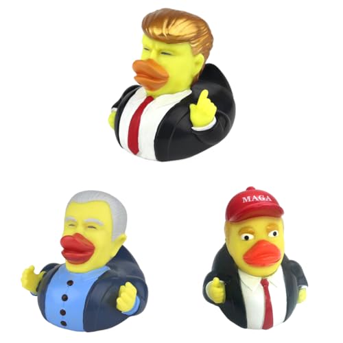 LYEAA Trump Rubber Duck – Neuartiges Quietsch-Badespielzeug für Kinder – für Geburtstage, Babypartys und Badeunterhaltung von LYEAA