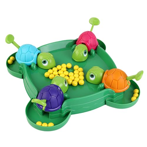 LYEAA Turtle Eating Bean Game Hungry Turtle Tischspiel 2–4 Spieler, interaktives Kampfspiel, pädagogisches Desktop-Unterhaltungsspielzeug, lustig for Familientreffen von LYEAA