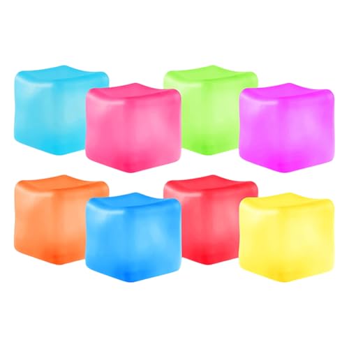 LYEAA niedliche Würfel Squeeze Spielzeug Stress Relief Würfel Dekompression Spielzeug tränenfeste Würfel Squeeze Sensorisches Spielzeug für Kinder Jungen Mädchen (3cm 20g) von LYEAA