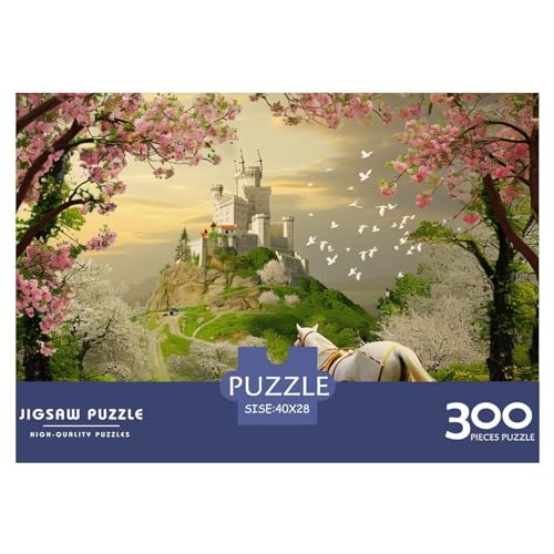 Atemberaubende SzenerieJigsaw Puzzle, 300 Pieces, Nachhaltige Spiele, Jigsaw Puzzle for Adults and Children Aged 14+，Premium Quality Jigsaw Puzzle in Panorama Format von LYJSMDAAA