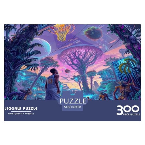 Basketball World 1000 Jigsaw Puzzle, Premium Quality, for Adults and Children from 12 Years Puzzle，Premium Quality Nachhaltige Spiele Jigsaw Puzzle in Panorama Format von LYJSMDAAA