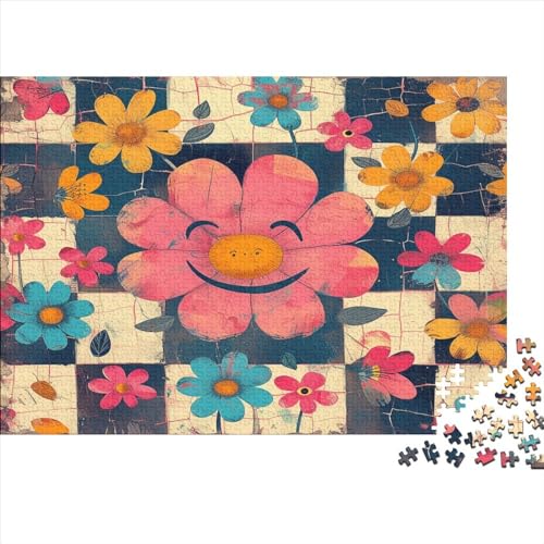 Blume Puzzle 1000 Teile Puzzle Für Erwachsene Und Kinder Ab 14 Jahren Puzzel 1000pcs (75x50cm) von LYJSMDAAA