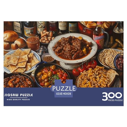 Britisches Essen Jigsaw Puzzle - Nachhaltige Spiele - 500 Pieces Puzzle for Adults and Children from 10 Years，Premium Quality Jigsaw Puzzle in Panorama Format von LYJSMDAAA