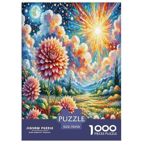 Dahlia Puzzle 1000-teilige Schwer Puzzle Spielzeug Pädagogisches Spiel Impossible Herausforderung Spielzeug Für Erwachsene Und Kinder Ab 12 Jahren 70x50cm/1000pcs Dahlia Puzzle 1000-teilige Schwer Puzzle Spielzeug Pädagogisches Spiel Impossible Herausforderung Spielzeug Für Erwachsene Und Kinder Ab 12 Jahren 70x50cm/1000pcs von LYJSMDAAA