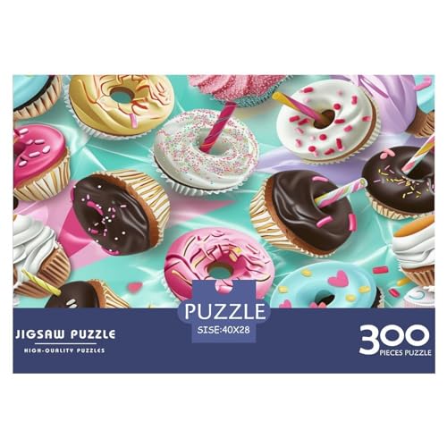 Delicious Nachtischs Puzzle Nachhaltige Spiele 300 Pieces Puzzle for Adults and Children from 14 Years,Premium Quality Jigsaw Puzzle in Panorama Format von LYJSMDAAA