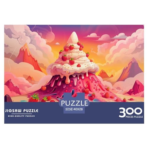 Delicious NachtischsJigsaw Puzzle, 300 Pieces, Nachhaltige Spiele, Jigsaw Puzzle for Adults and Children Aged 14+，Premium Quality Jigsaw Puzzle in Panorama Format von LYJSMDAAA