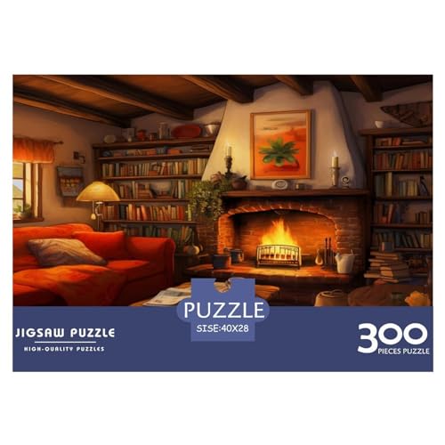 Gemütliches Häuschen Puzzle - 300 Pieces Premium Quality Jigsaw Puzzle for Adults and Children from 14 Years 2-in-1 Special Edition with Nachhaltige Spiele Motifs von LYJSMDAAA