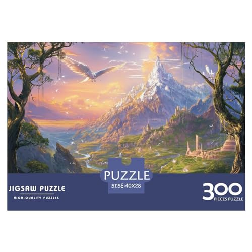 Hügel und Flüsse Jigsaw Puzzle - Nachhaltige Spiele - 500 Pieces Puzzle for Adults and Children from 10 Years，Premium Quality Jigsaw Puzzle in Panorama Format von LYJSMDAAA