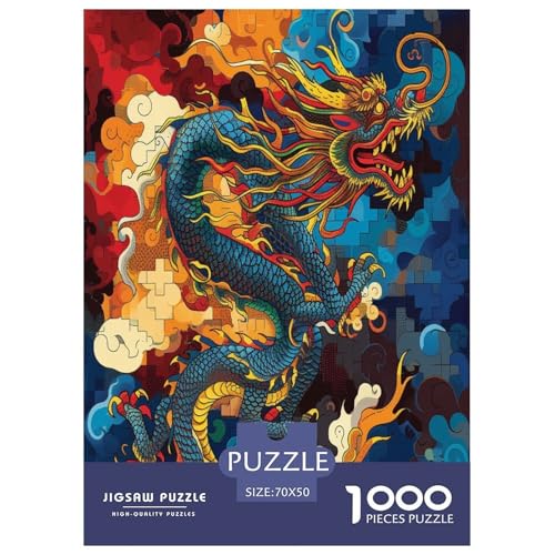 Loong Puzzle 1000 Teile Schwer Puzzle Spielzeug Lernspiel Impossible Herausforderungsspielzeug Für Erwachsene Und Kinder Ab 12 Jahren 70x50cm/1000pcs Loong Puzzle 1000 Teile Schwer Puzzle Spielzeug Lernspiel Impossible Herausforderungsspielzeug Für Erwachsene Und Kinder Ab 12 Jahren 70x50cm/1000pcs von LYJSMDAAA