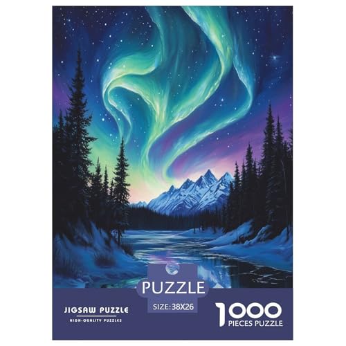 Nordlichter Puzzle 1000-teilige Schwer Puzzle Spielzeug Lernspiel Impossible Herausforderung Spielzeug Für Erwachsene Und Kinder in Bewährter 38x26cm/1000pcs Nordlichter Puzzle 1000-teilige Schwer Puzzle Spielzeug Lernspiel Impossible Herausforderung Spielzeug Für Erwachsene Und Kinder in Bewährter 38x26cm/1000pcs von LYJSMDAAA