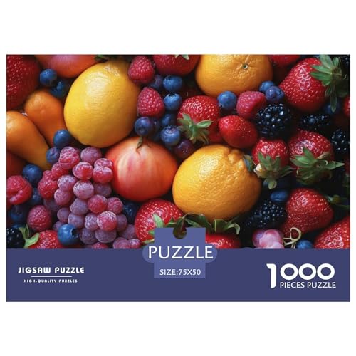 Obst World Puzzle - 1000 Pieces Premium Quality Jigsaw Puzzle for Adults and Children from 14 Years 2-in-1 Special Edition with Nachhaltige Spiele Motifs von LYJSMDAAA